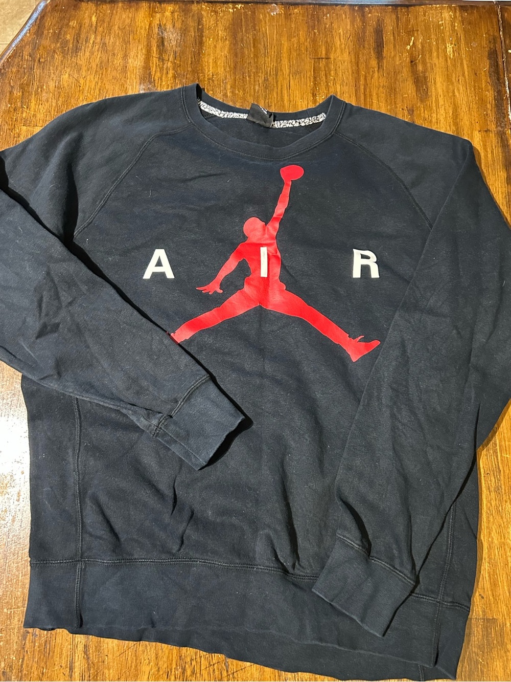 Jordan Men's Black Crewneck Sweatshirt